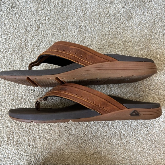 Reef Cushion Flip Flop Thong Sandal Brown Outdoors Comfort Spring Summer - Picture 5 of 8